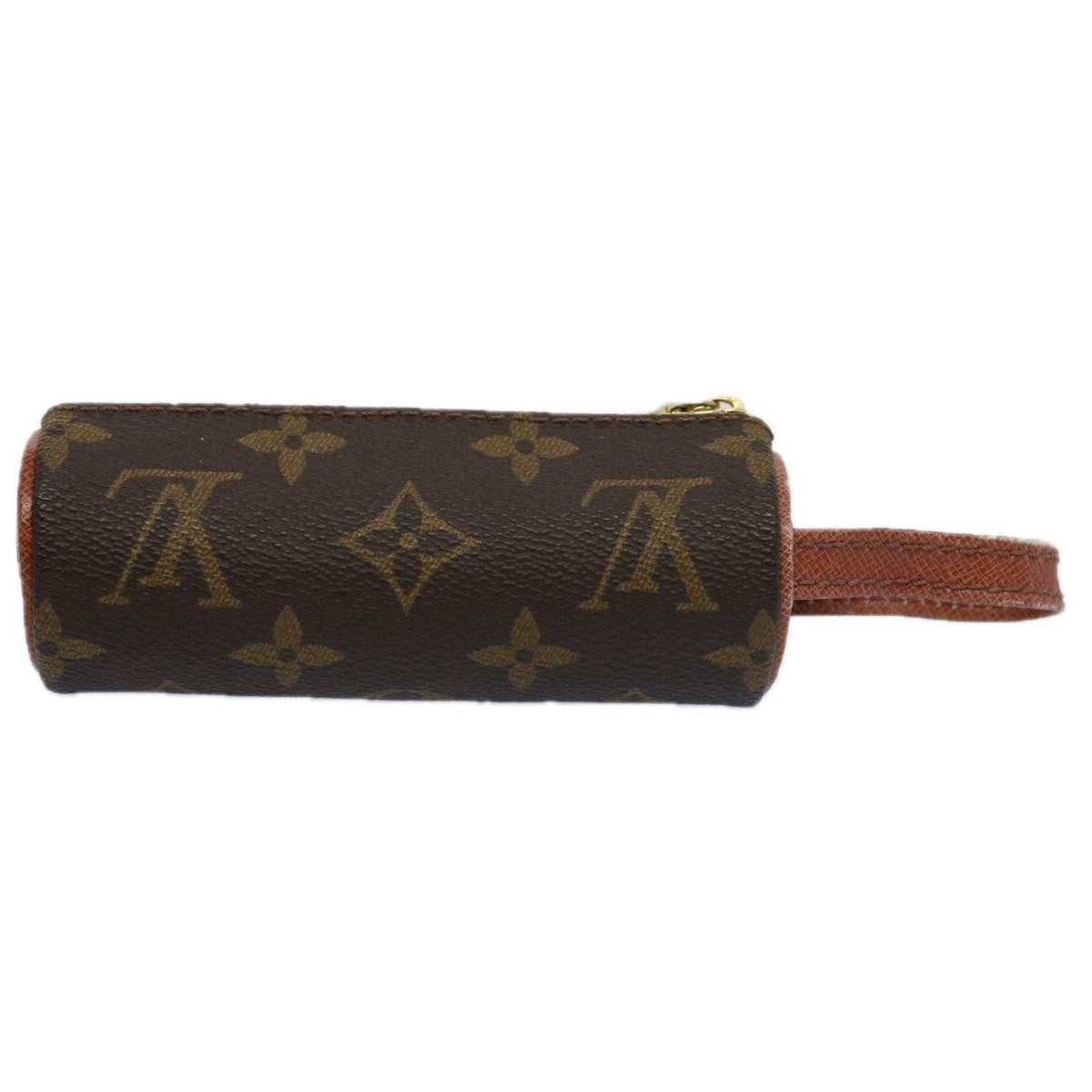 LOUIS VUITTON Monogram Etui 3 Ball de Golf Pouch M58249 LV Auth 62551