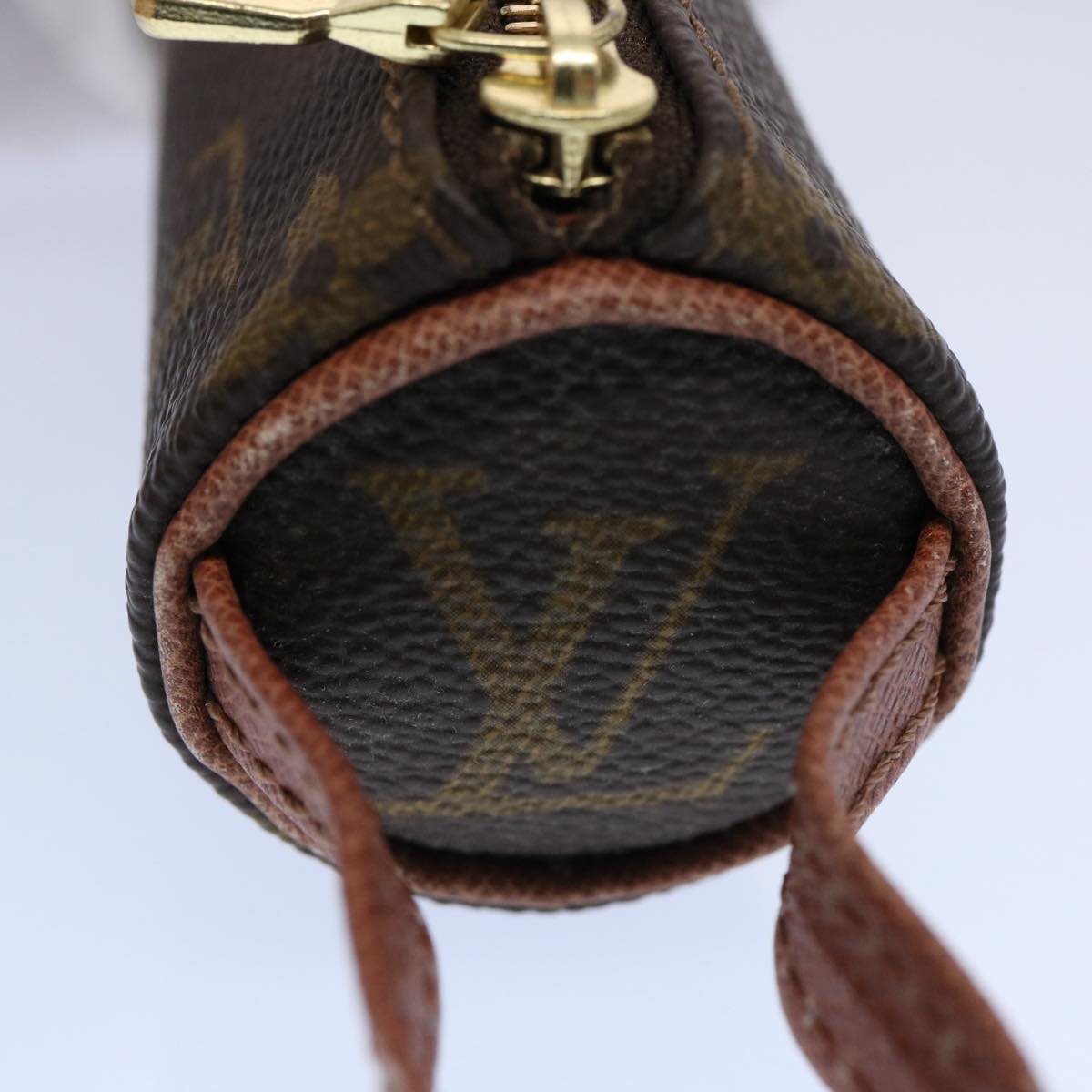 LOUIS VUITTON Monogram Etui 3 Ball de Golf Pouch M58249 LV Auth 62551