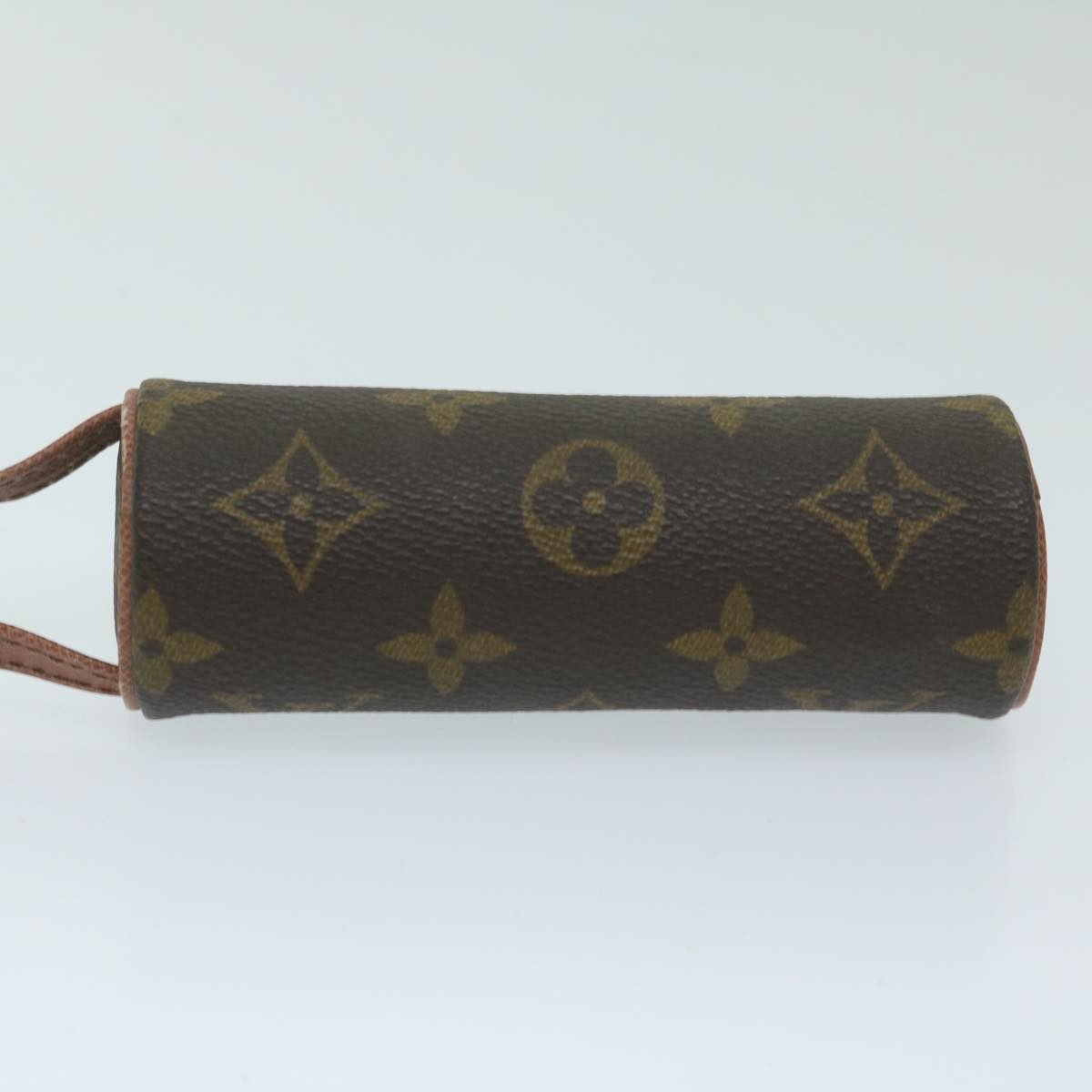 LOUIS VUITTON Monogram Etui 3 Ball de Golf Pouch M58249 LV Auth 62551