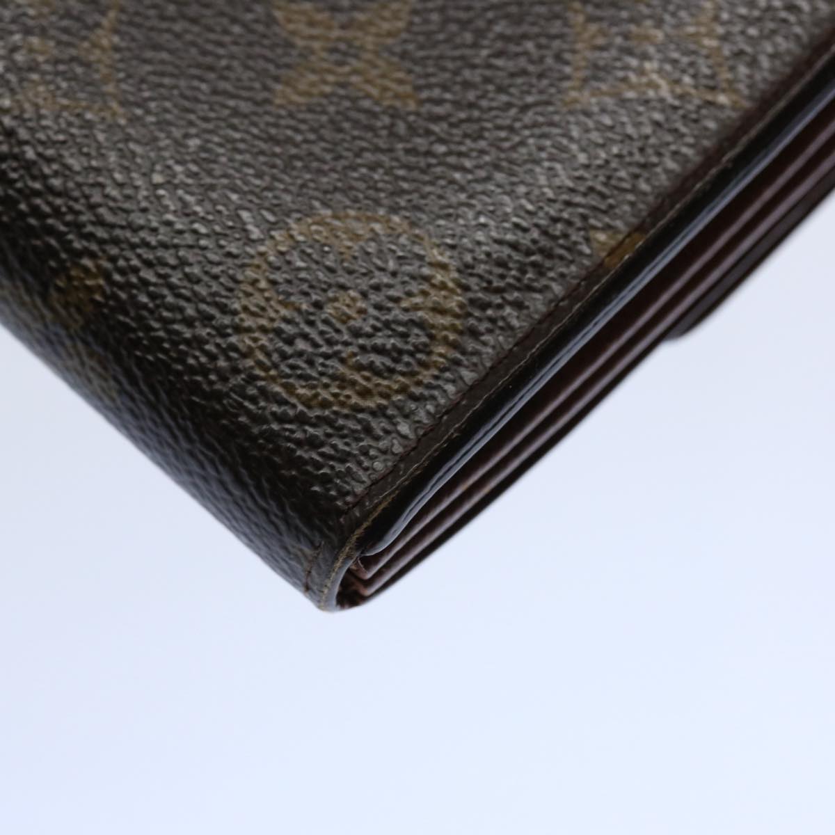 LOUIS VUITTON Monogram Pochette Porte Monnaie Credit Wallet M61725 Auth 62556