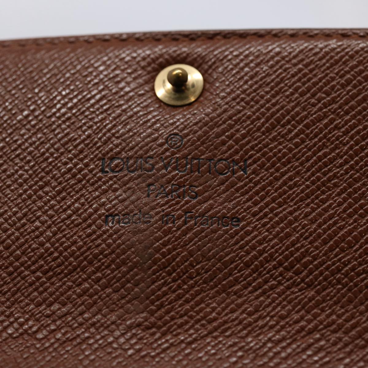 LOUIS VUITTON Monogram Pochette Porte Monnaie Credit Wallet M61725 Auth 62556