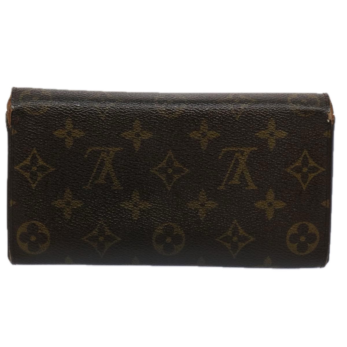 LOUIS VUITTON Monogram Pochette Porte Monnaie Credit Wallet M61725 Auth 62556