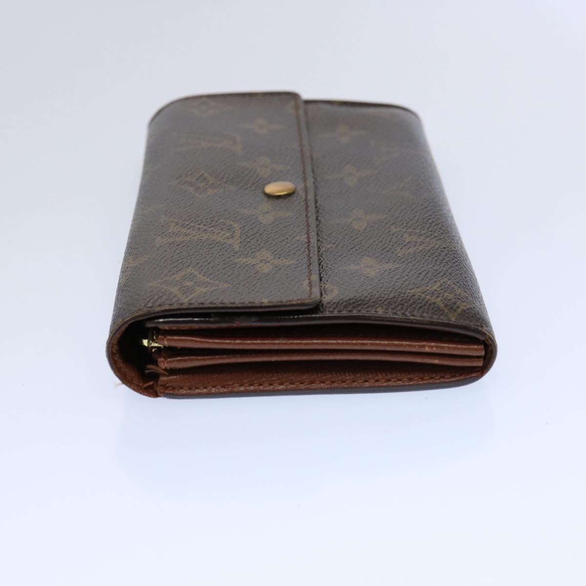 LOUIS VUITTON Monogram Pochette Porte Monnaie Credit Wallet M61725 Auth 62556