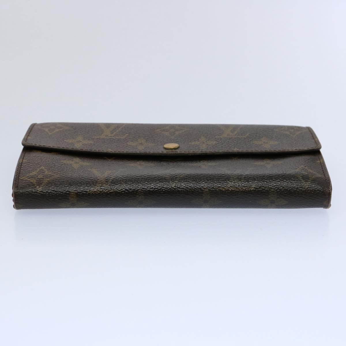 LOUIS VUITTON Monogram Pochette Porte Monnaie Credit Wallet M61725 Auth 62556