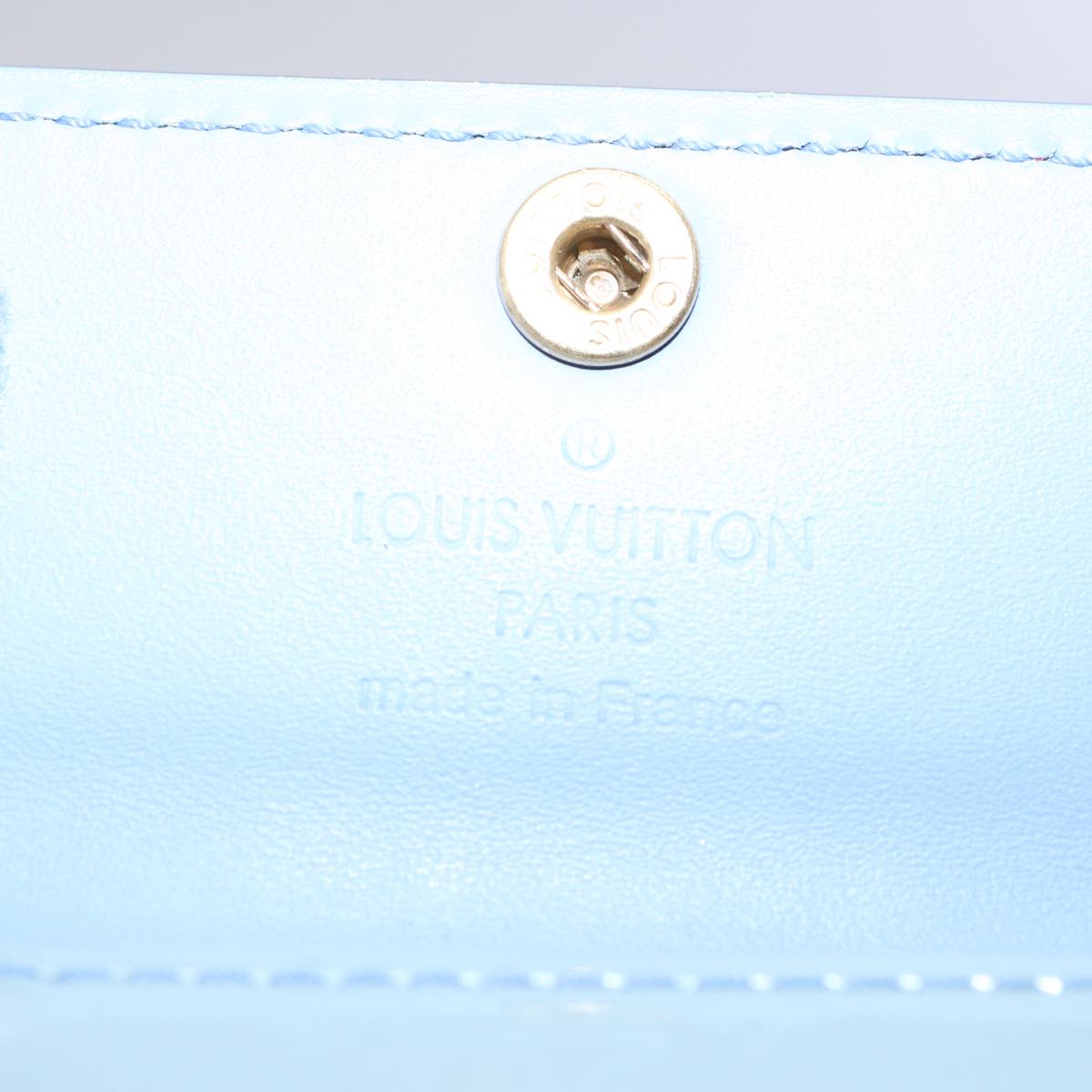 LOUIS VUITTON Monogram Vernis Ludlow Coin Purse Lavande M91243 LV Auth 62557