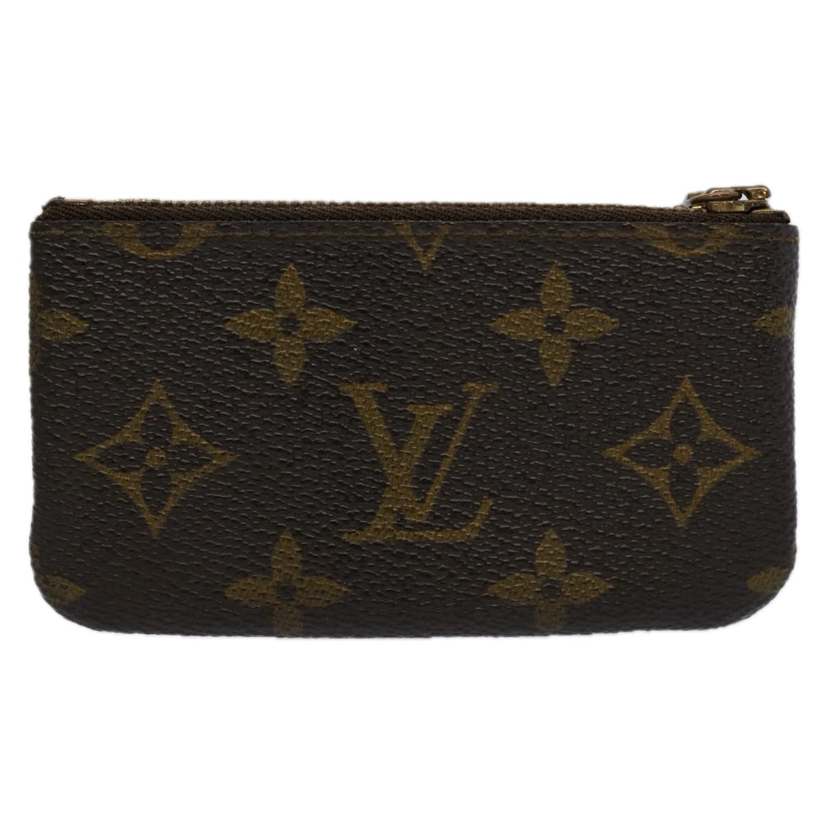 LOUIS VUITTON Monogram Pochette Cles Coin Purse M62650 LV Auth 62558