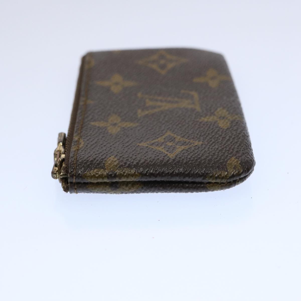 LOUIS VUITTON Monogram Pochette Cles Coin Purse M62650 LV Auth 62558