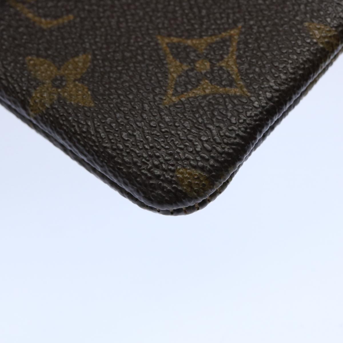 LOUIS VUITTON Monogram Pochette Cles Coin Purse M62650 LV Auth 62558