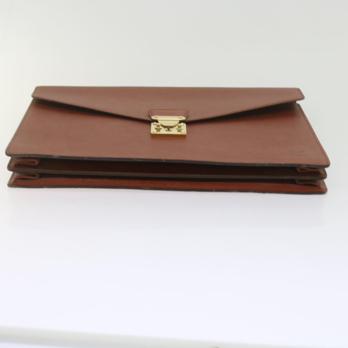 LOUIS VUITTON Epi Serviette Conseiller Briefcase Brown M54423 LV Auth 62594