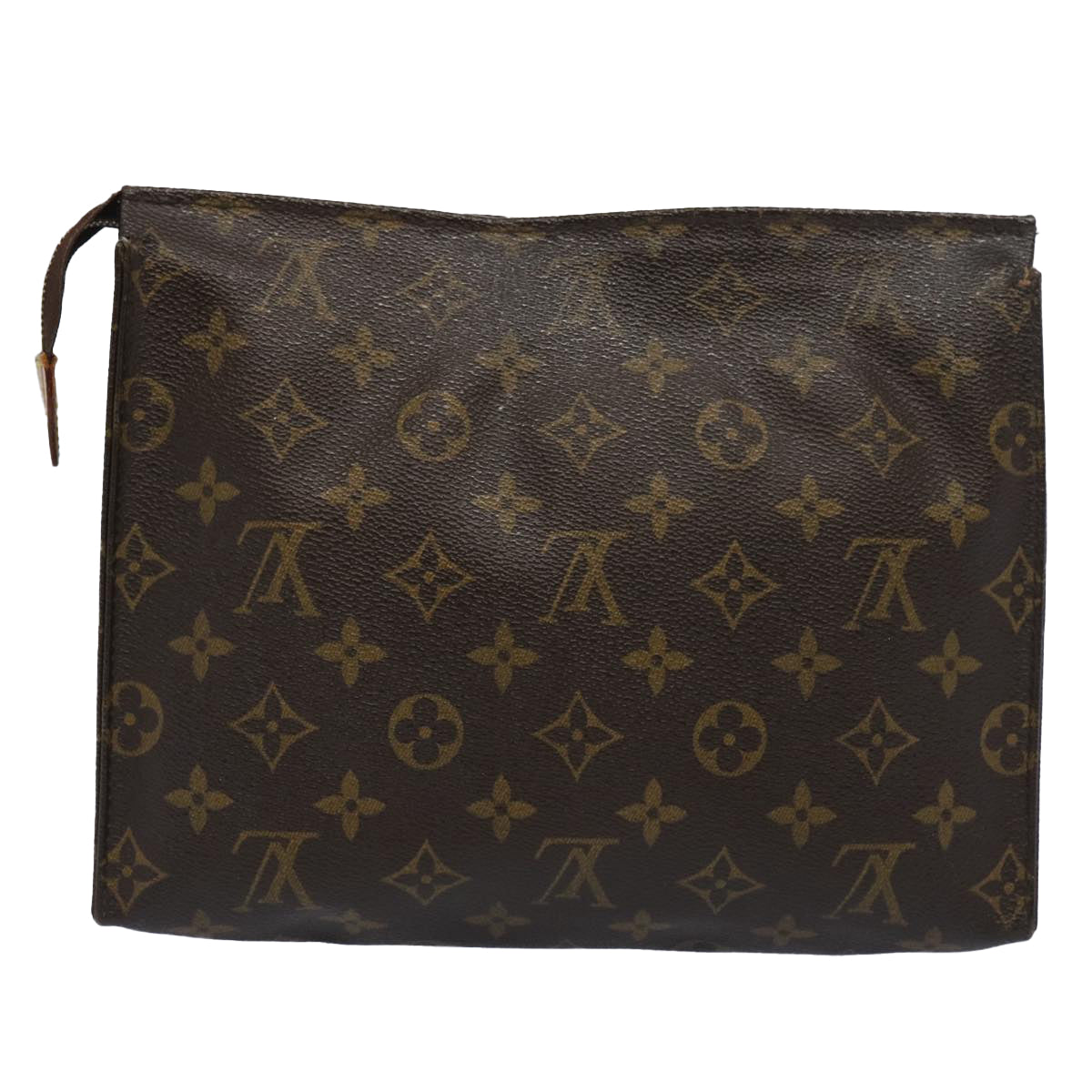 LOUIS VUITTON Monogram Poche Toilette 26 Pouch M47542 LV Auth 62662