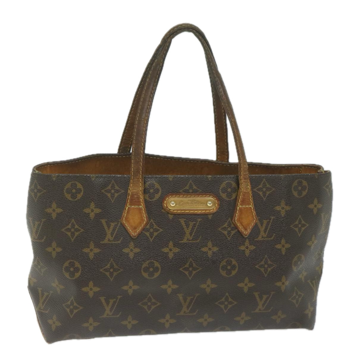 LOUIS VUITTON Monogram Wilshire PM Hand Bag M40595 LV Auth 62688