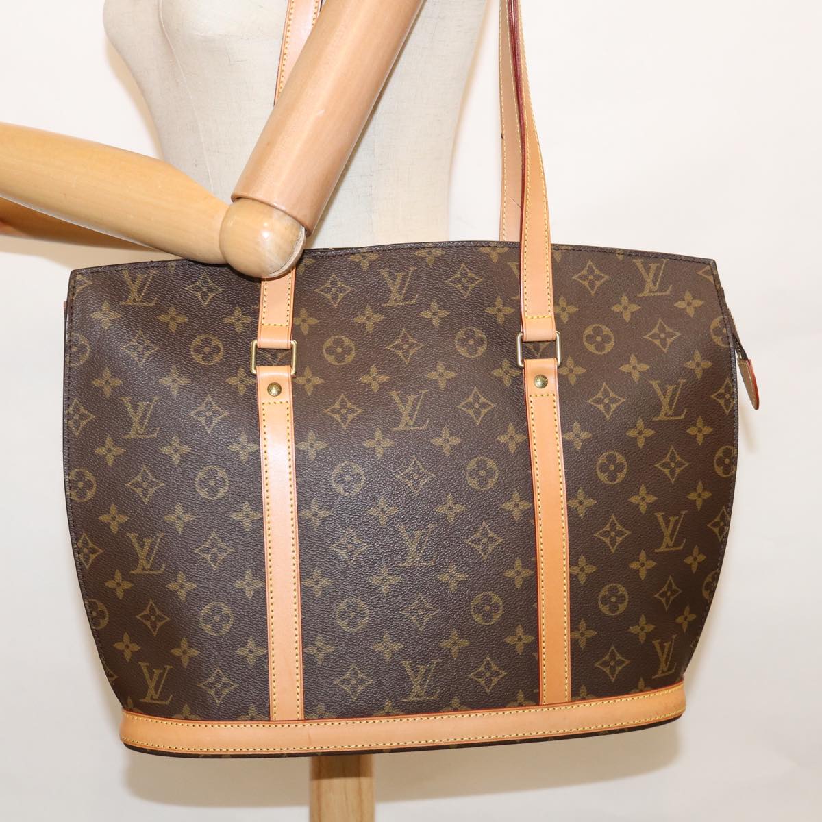 LOUIS VUITTON Monogram Babylone Tote Bag M51102 LV Auth 62691