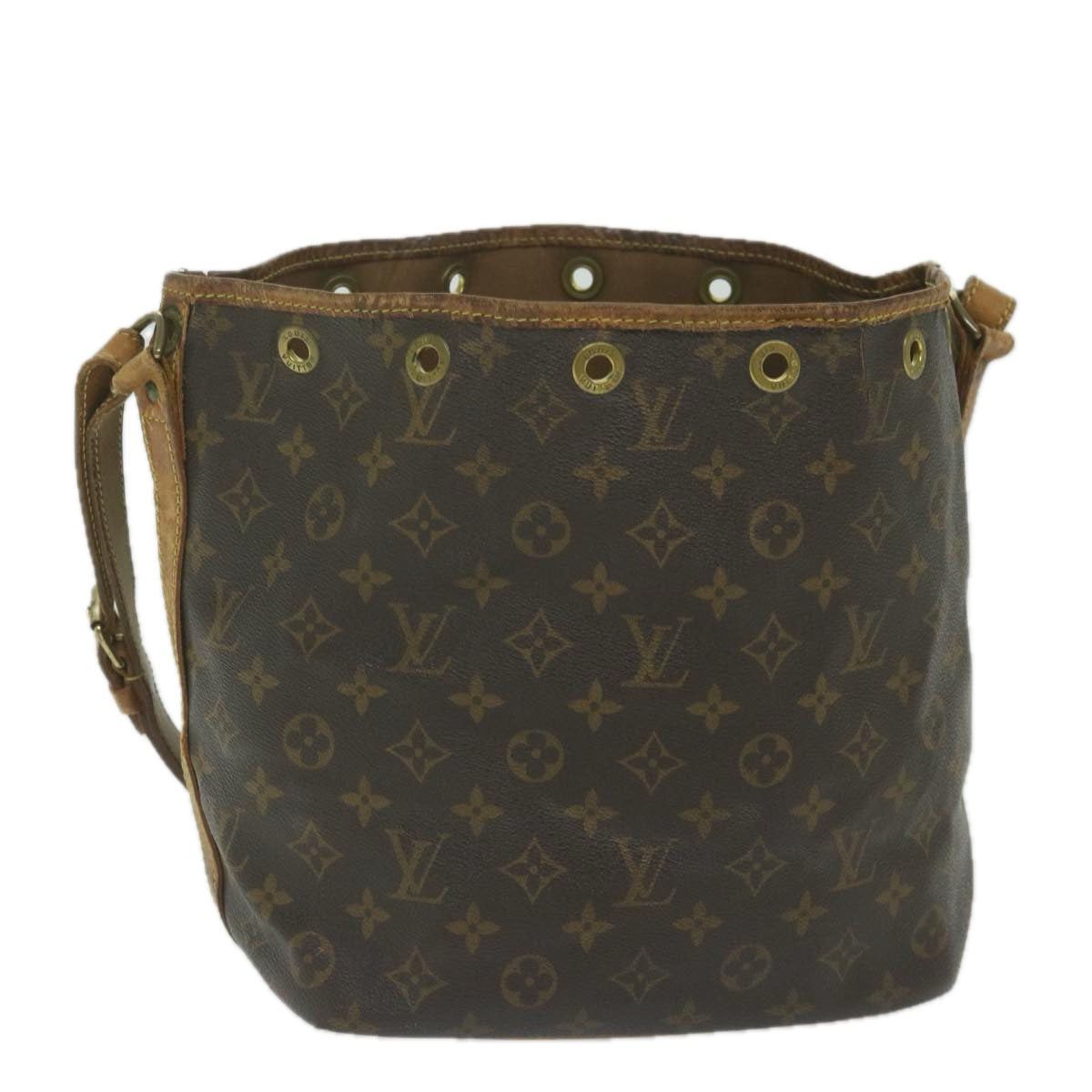 LOUIS VUITTON Monogram Petit Noe Shoulder Bag M42226 LV Auth 62693