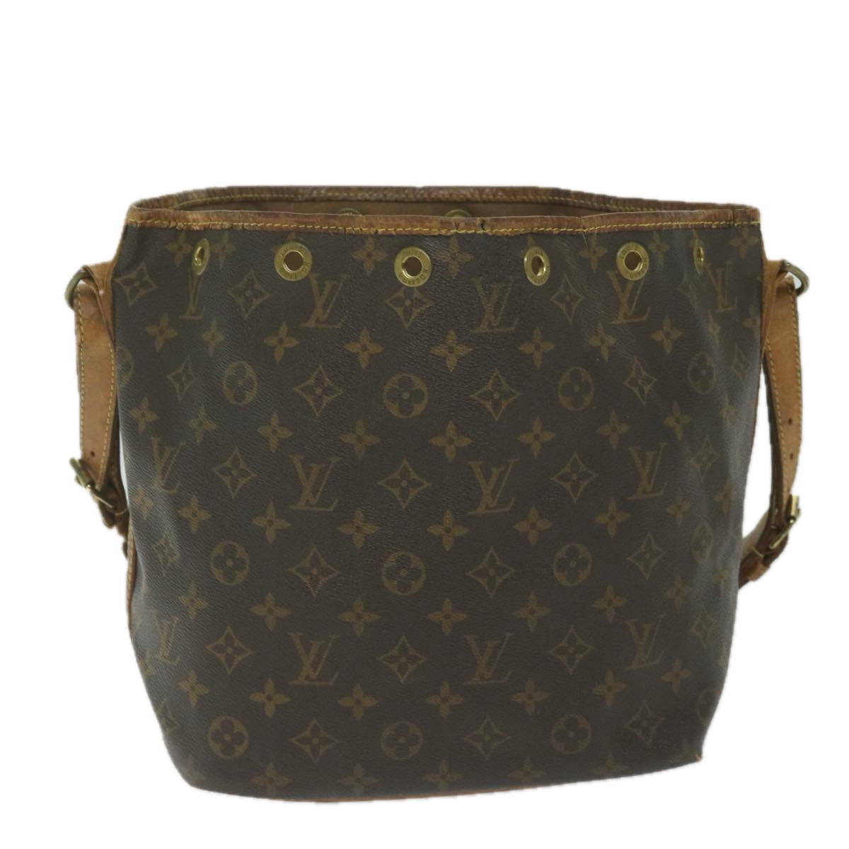 LOUIS VUITTON Monogram Petit Noe Shoulder Bag M42226 LV Auth 62693