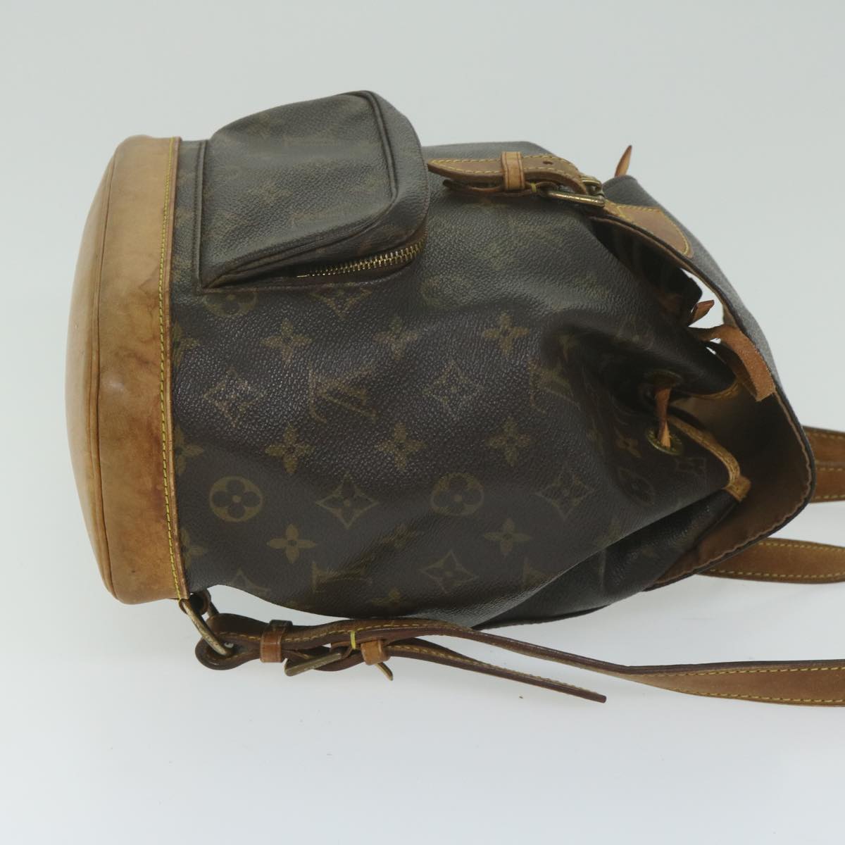 LOUIS VUITTON Monogram Montsouris MM Backpack M51136 LV Auth 62694