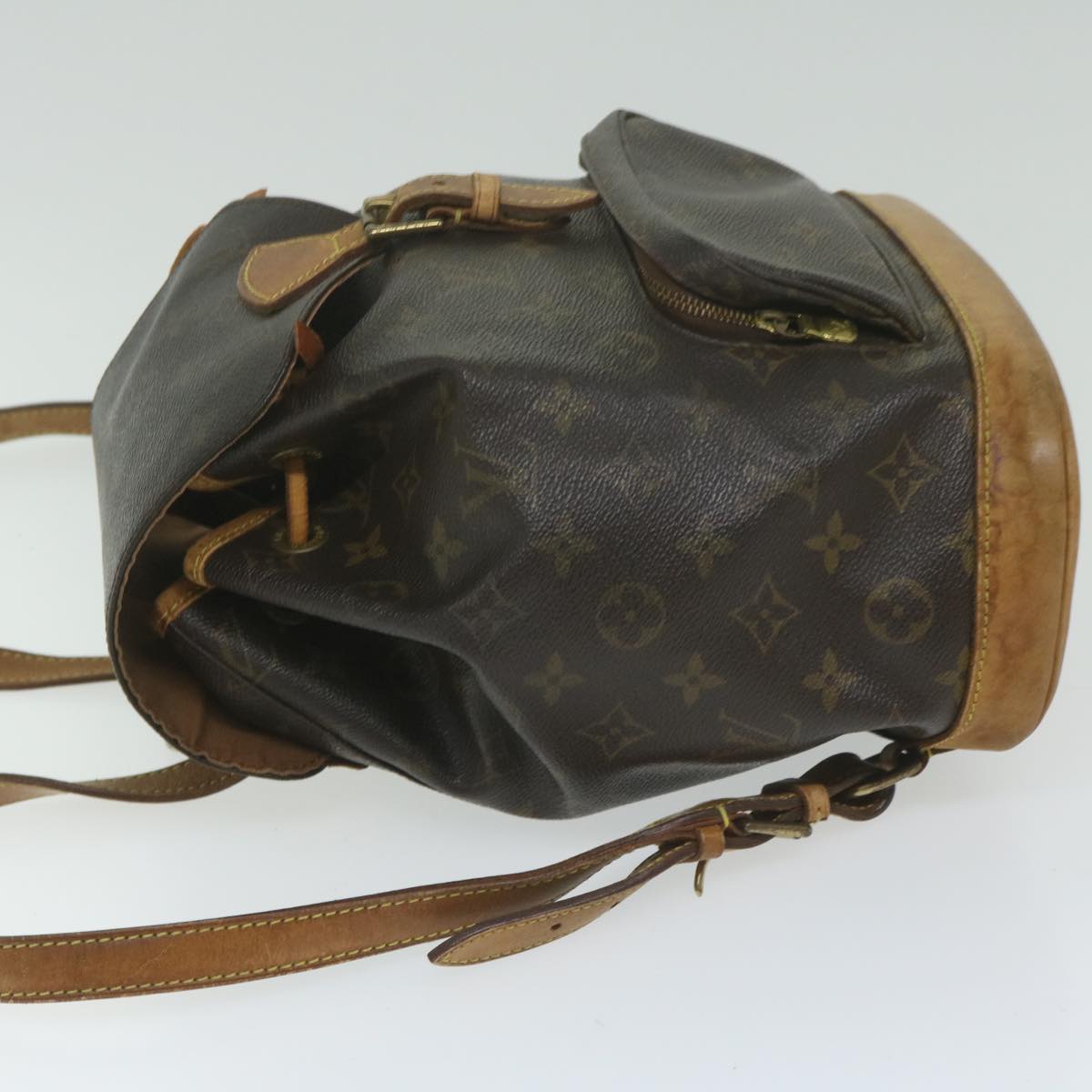 LOUIS VUITTON Monogram Montsouris MM Backpack M51136 LV Auth 62694