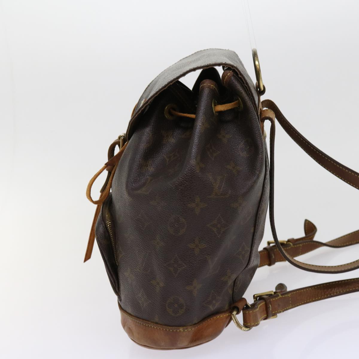 LOUIS VUITTON Monogram Montsouris MM Backpack M51136 LV Auth 62695