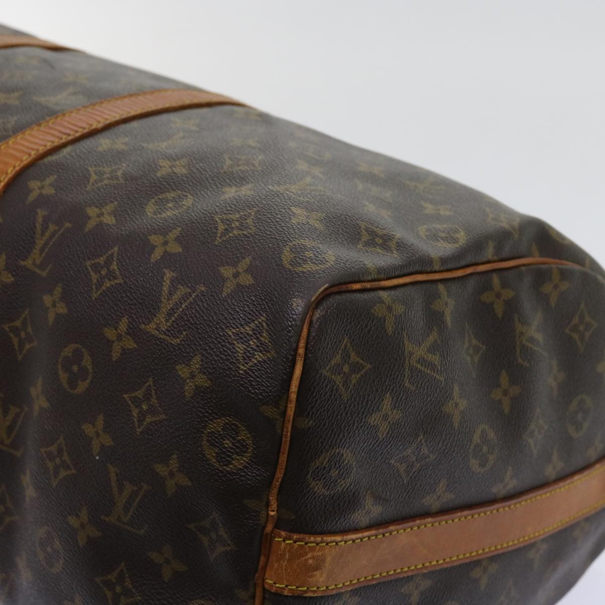 LOUIS VUITTON Monogram Keepall Bandouliere 50 Boston Bag M41416 LV Auth 62727