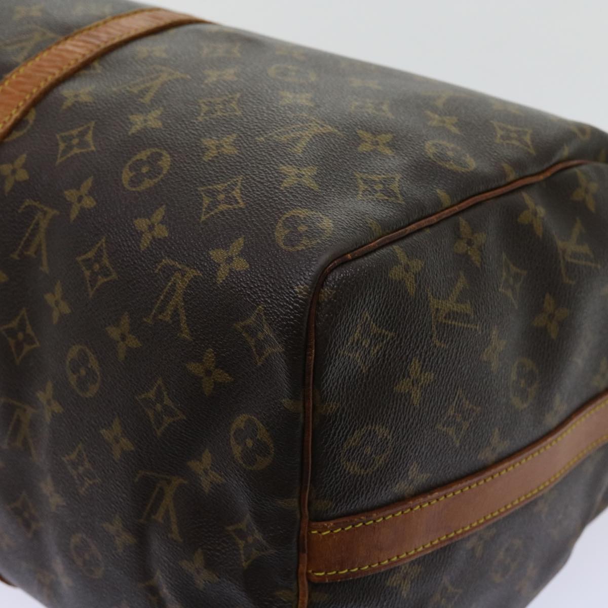 LOUIS VUITTON Monogram Keepall Bandouliere 50 Boston Bag M41416 LV Auth 62727