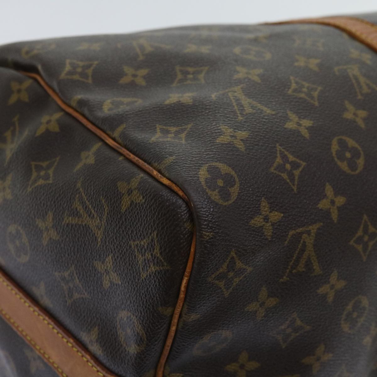 LOUIS VUITTON Monogram Keepall Bandouliere 50 Boston Bag M41416 LV Auth 62727