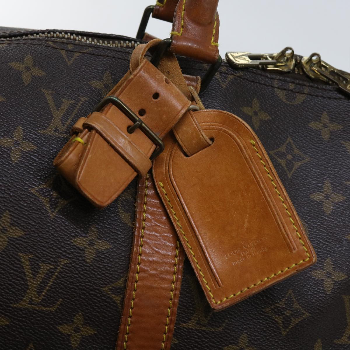 LOUIS VUITTON Monogram Keepall Bandouliere 50 Boston Bag M41416 LV Auth 62727