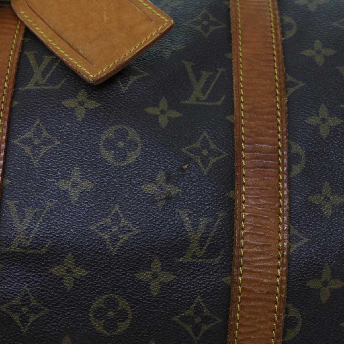 LOUIS VUITTON Monogram Keepall Bandouliere 50 Boston Bag M41416 LV Auth 62727