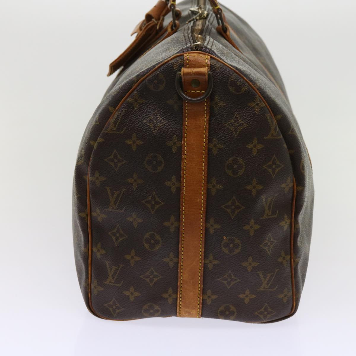 LOUIS VUITTON Monogram Keepall Bandouliere 50 Boston Bag M41416 LV Auth 62727