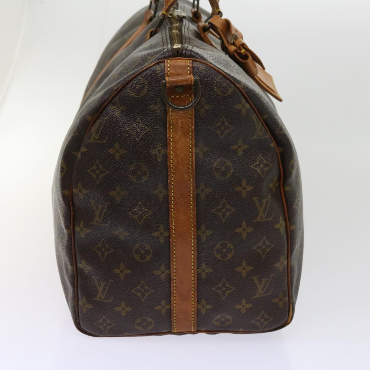 LOUIS VUITTON Monogram Keepall Bandouliere 50 Boston Bag M41416 LV Auth 62727