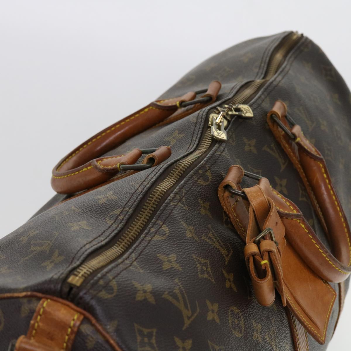 LOUIS VUITTON Monogram Keepall Bandouliere 50 Boston Bag M41416 LV Auth 62727