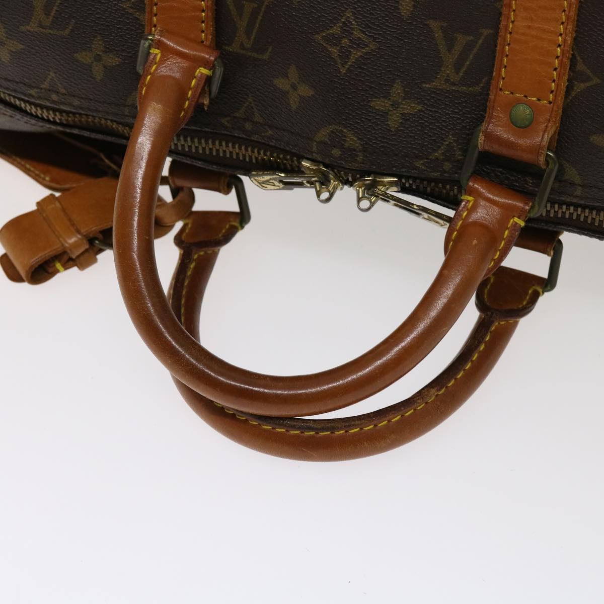 LOUIS VUITTON Monogram Keepall Bandouliere 50 Boston Bag M41416 LV Auth 62727