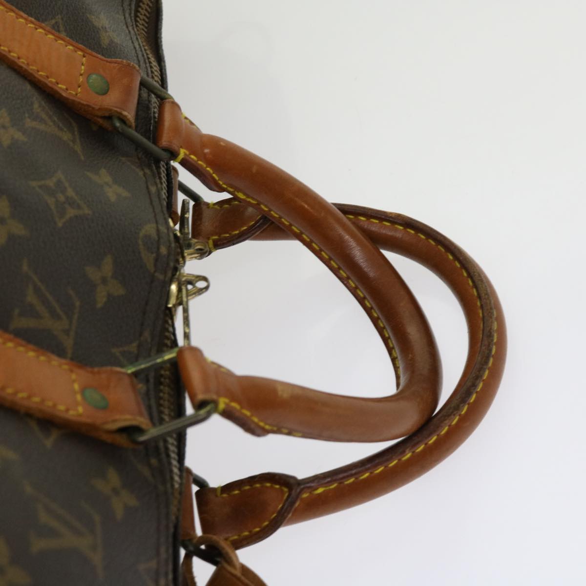 LOUIS VUITTON Monogram Keepall Bandouliere 50 Boston Bag M41416 LV Auth 62727