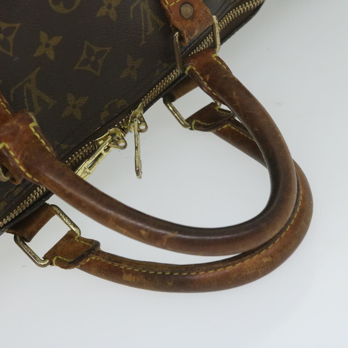 LOUIS VUITTON Monogram Keepall Bandouliere 50 Boston Bag M41416 LV Auth 62728