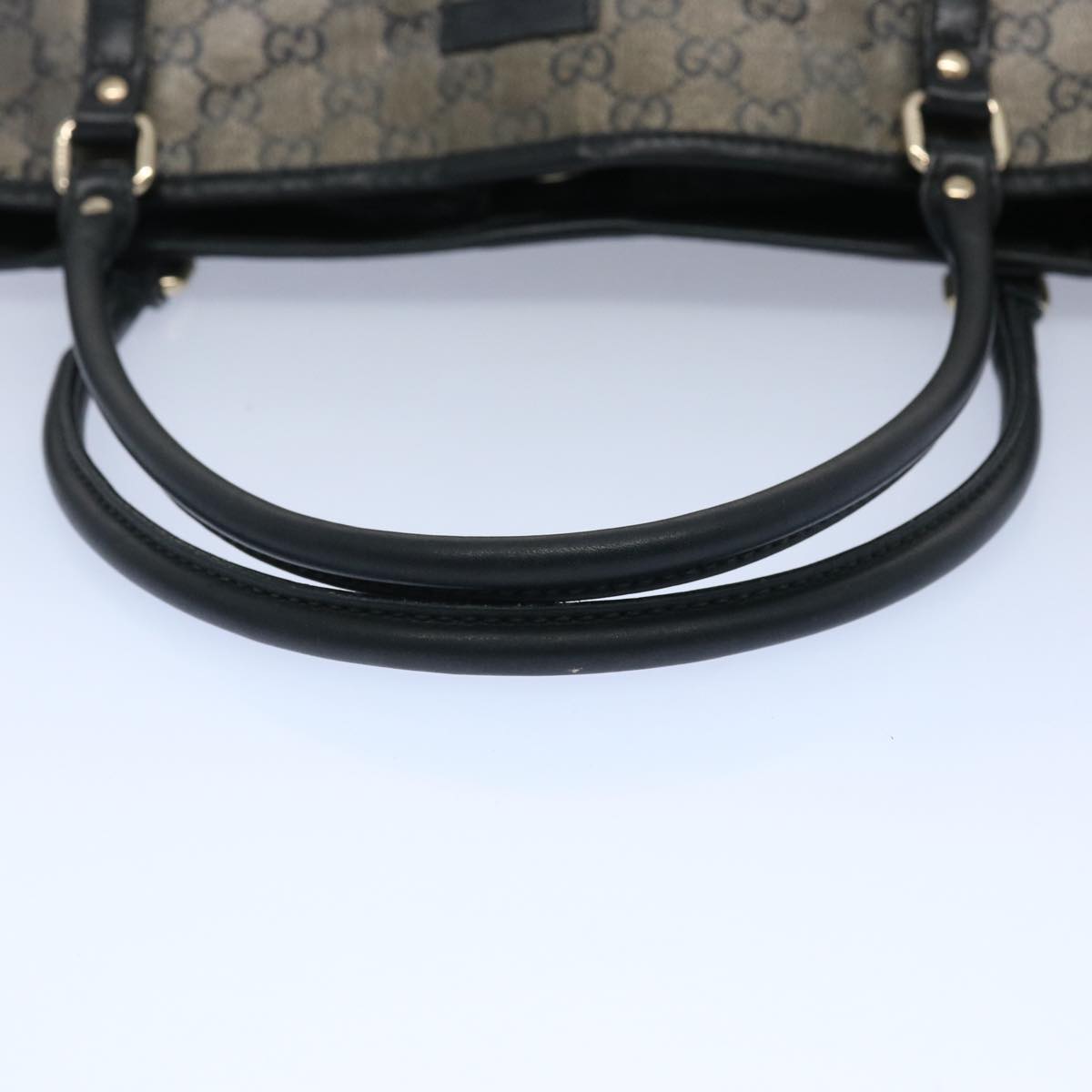 GUCCI GG Crystal Tote Bag Silver 197953 Auth 62762