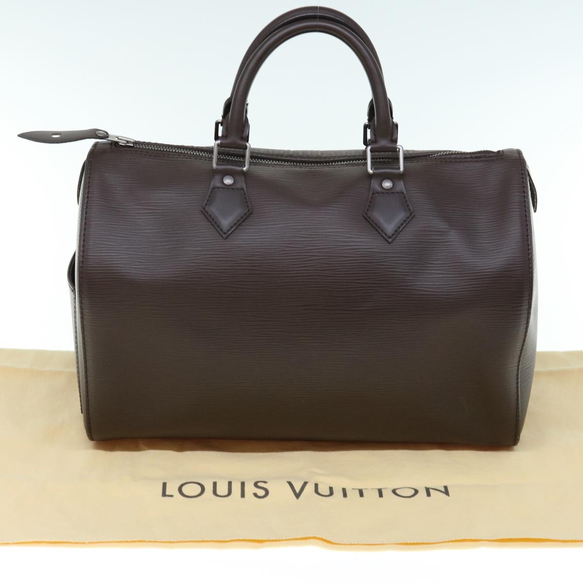 LOUIS VUITTON Epi Speedy 30 Hand Bag Mocha M5902D LV Auth 62799