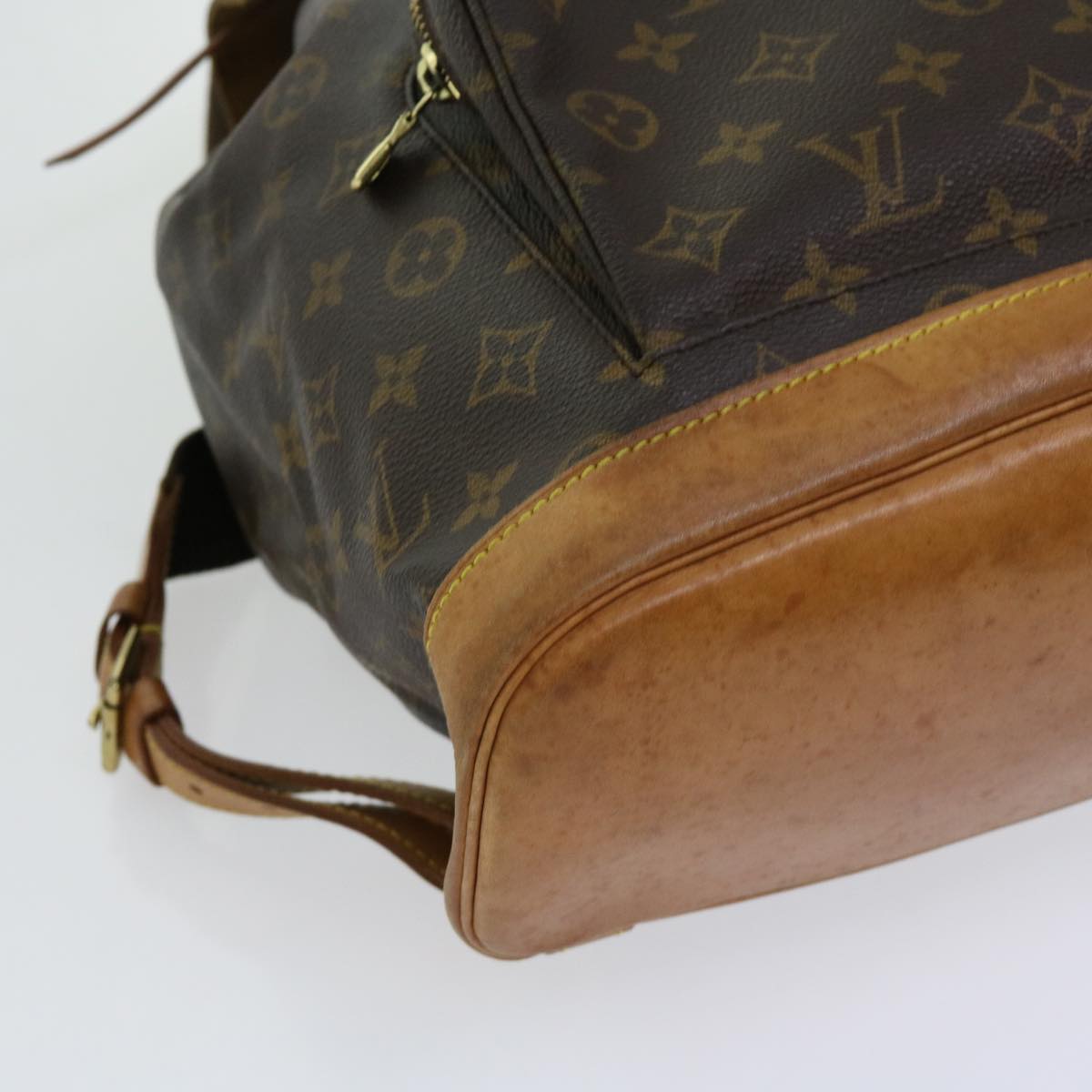 LOUIS VUITTON Monogram Montsouris GM Backpack M51135 LV Auth 62814