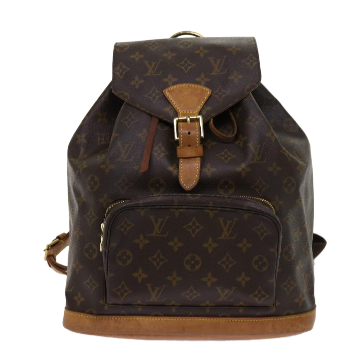 LOUIS VUITTON Monogram Montsouris GM Backpack M51135 LV Auth 62814