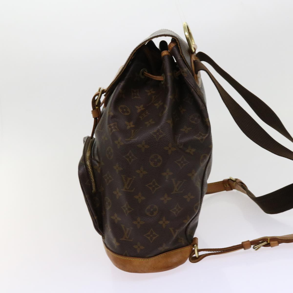 LOUIS VUITTON Monogram Montsouris GM Backpack M51135 LV Auth 62814