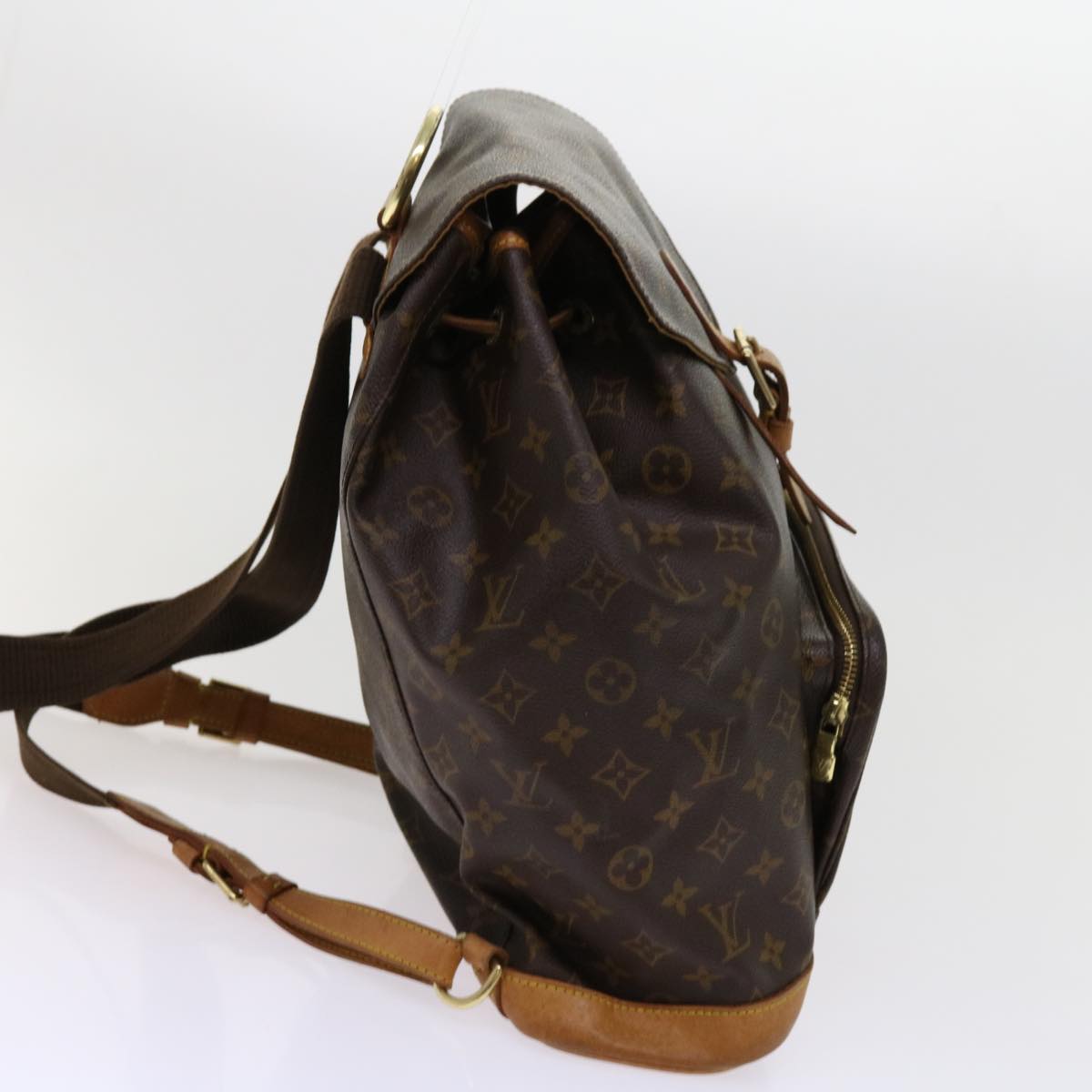 LOUIS VUITTON Monogram Montsouris GM Backpack M51135 LV Auth 62814