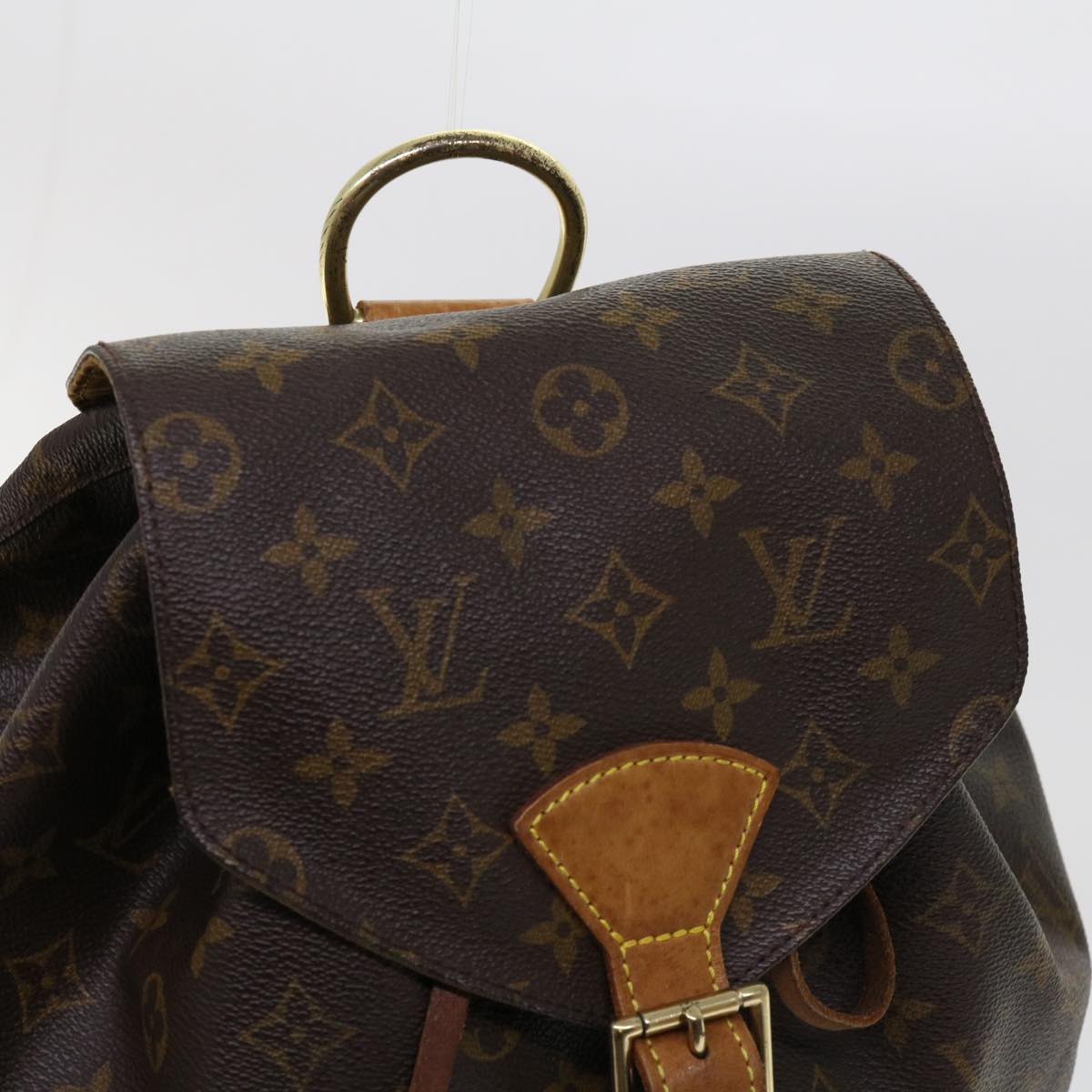 LOUIS VUITTON Monogram Montsouris GM Backpack M51135 LV Auth 62814