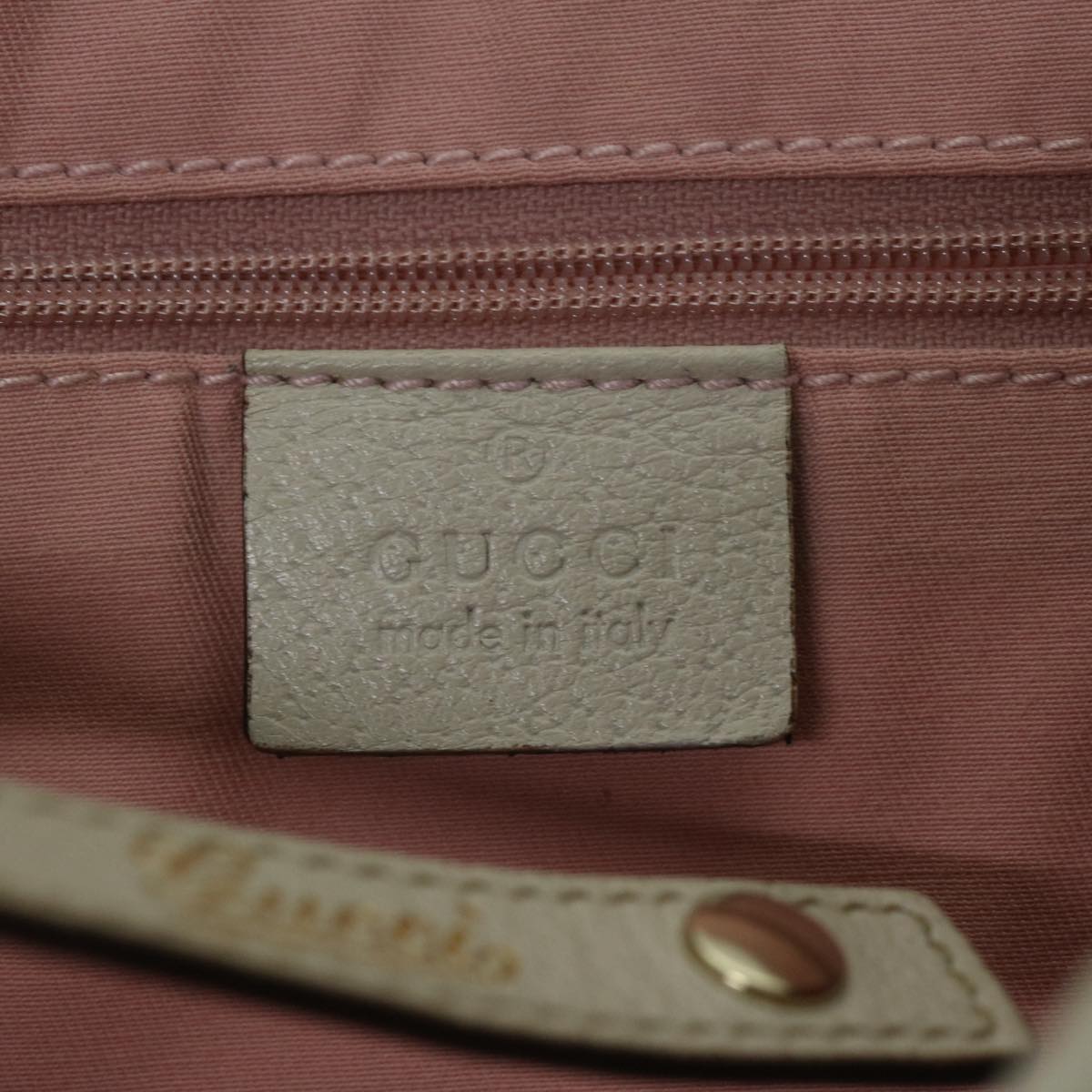 GUCCI GG Canvas Shoulder Bag Pink 130736 Auth 62839