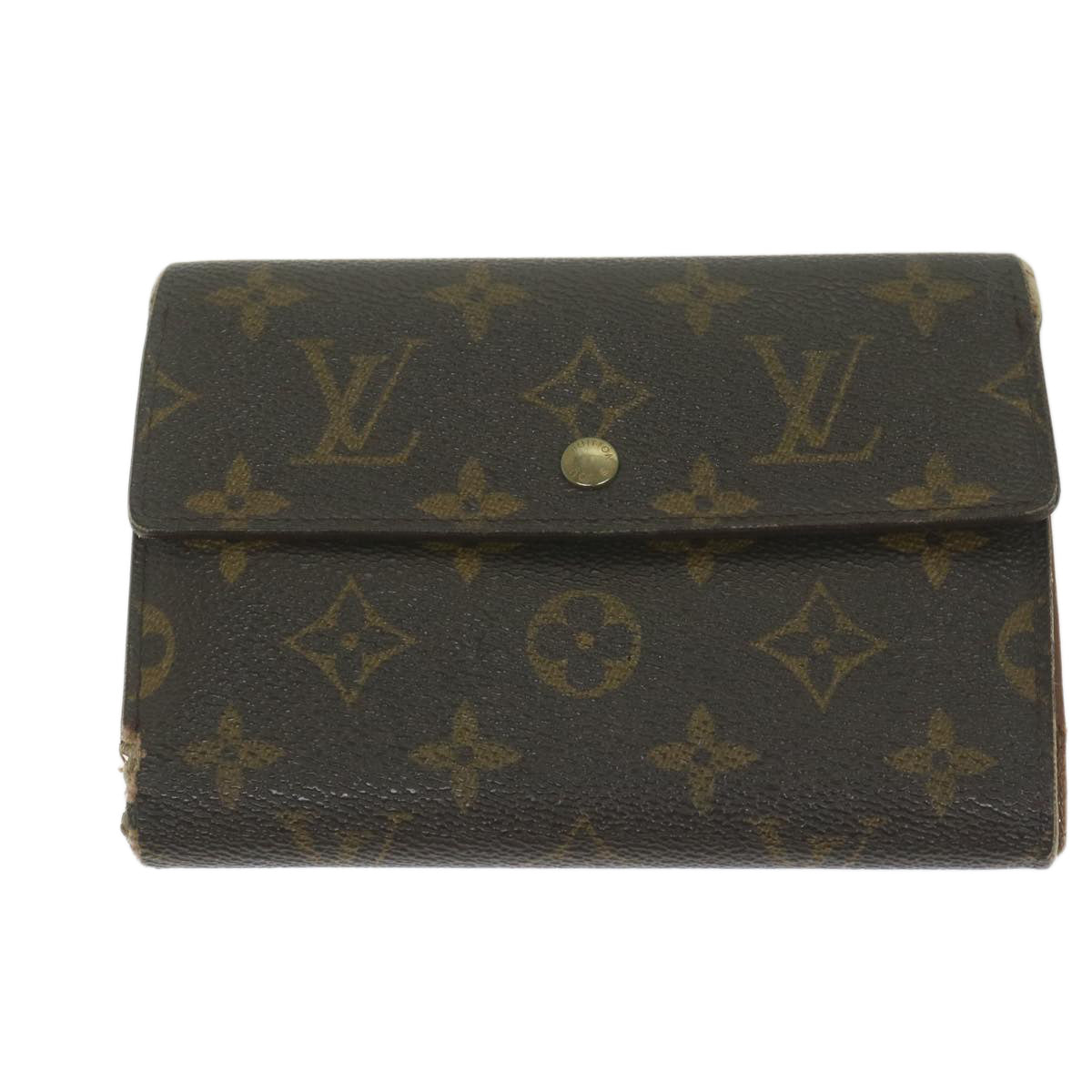 LOUIS VUITTON Monogram Coin Purse Wallet 5Set LV Auth 62864