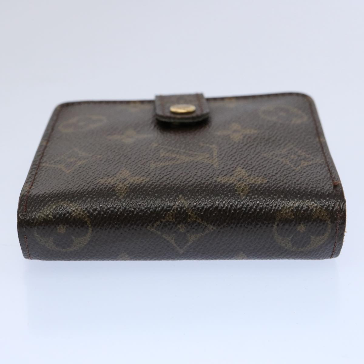 LOUIS VUITTON Monogram Compact Zip Wallet M61667 LV Auth 62880