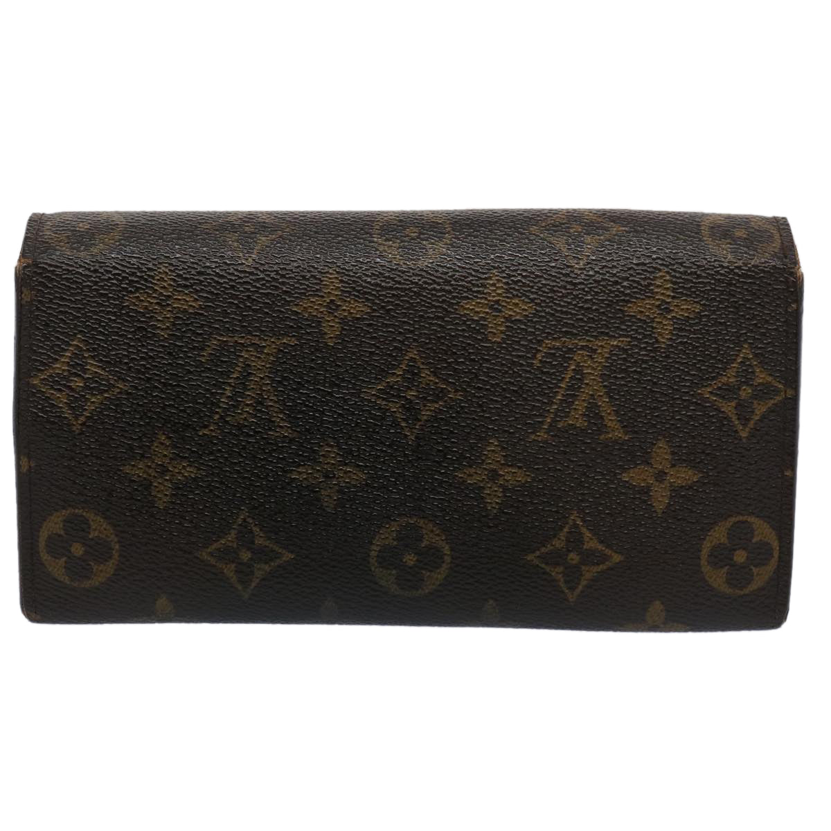 LOUIS VUITTON Monogram Portefeuille Sarah Long Wallet M60531 LV Auth 62890