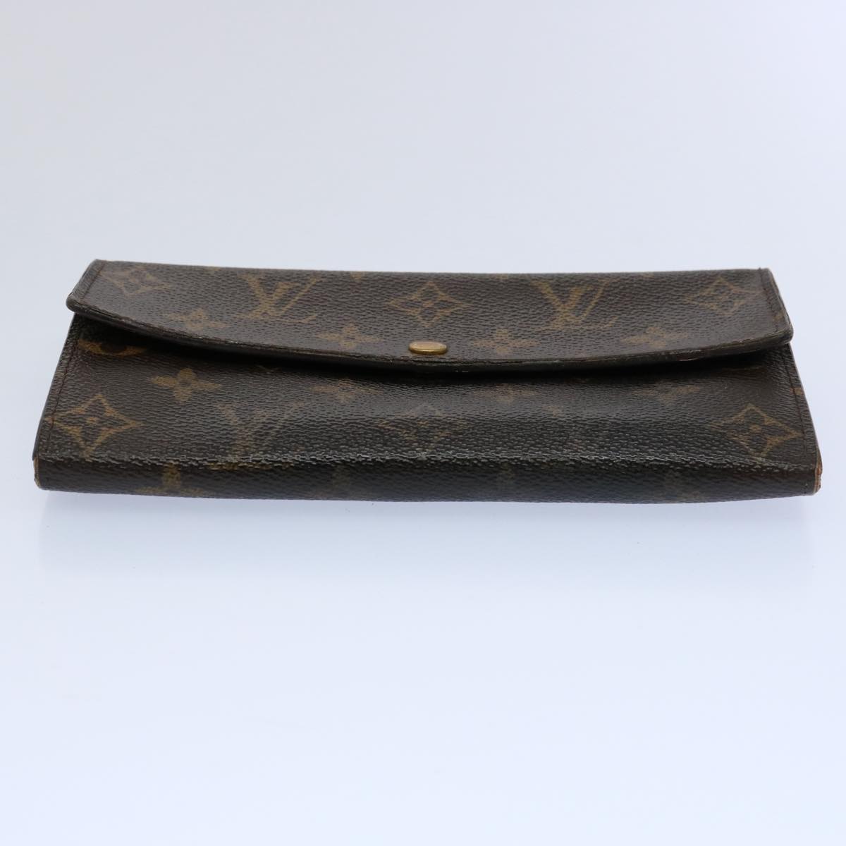 LOUIS VUITTON Monogram Portefeuille Sarah Long Wallet M60531 LV Auth 62890