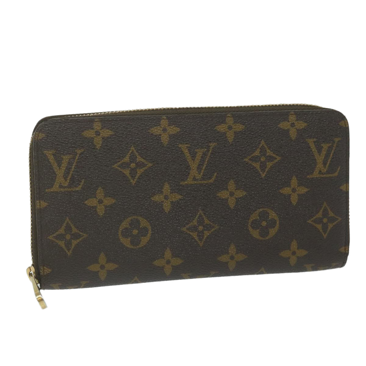 LOUIS VUITTON Monogram Zippy Wallet Long Wallet M42616 LV Auth 62892