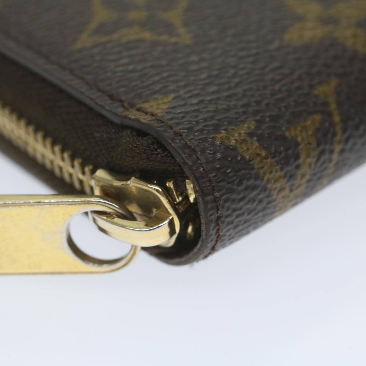 LOUIS VUITTON Monogram Zippy Wallet Long Wallet M42616 LV Auth 62892