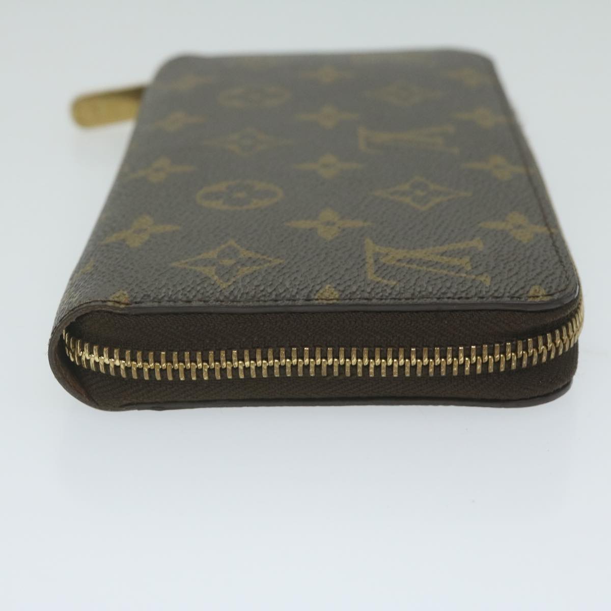 LOUIS VUITTON Monogram Zippy Wallet Long Wallet M42616 LV Auth 62892