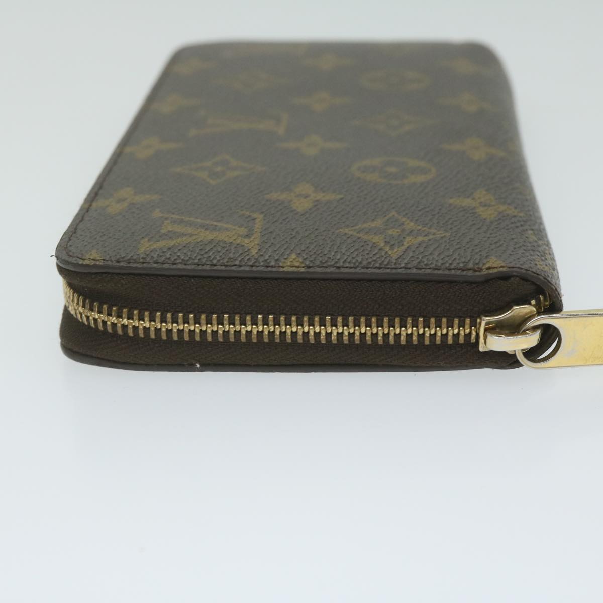 LOUIS VUITTON Monogram Zippy Wallet Long Wallet M42616 LV Auth 62892