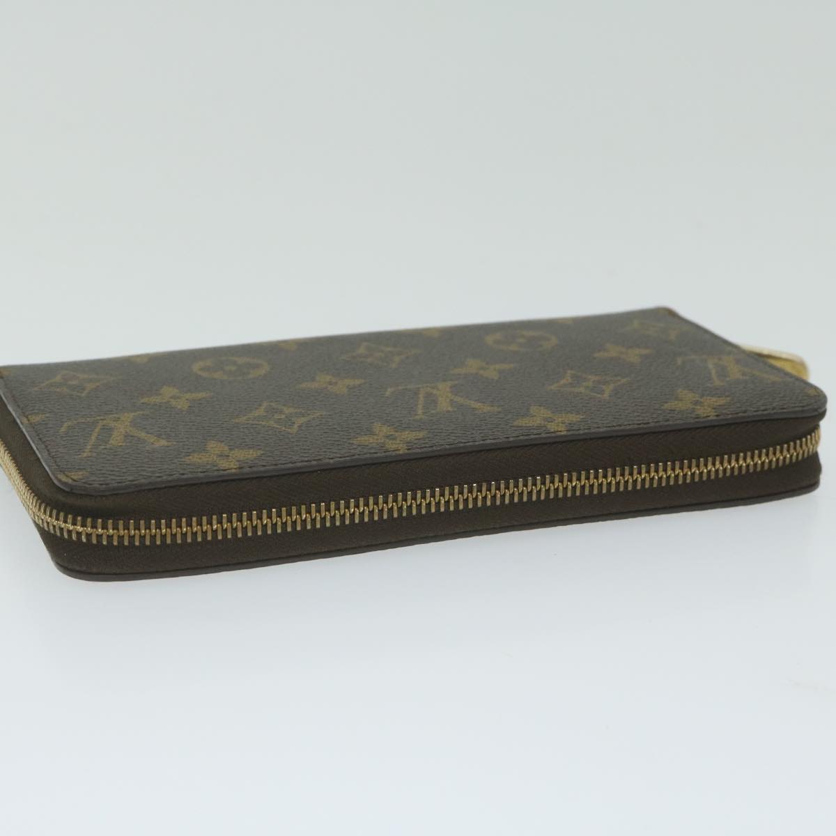 LOUIS VUITTON Monogram Zippy Wallet Long Wallet M42616 LV Auth 62892