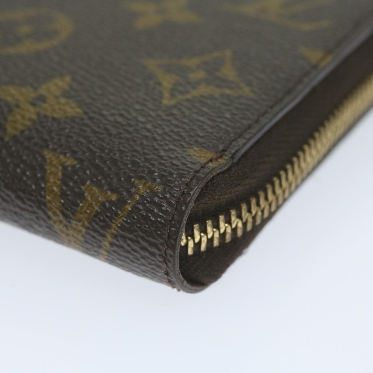 LOUIS VUITTON Monogram Zippy Wallet Long Wallet M42616 LV Auth 62892